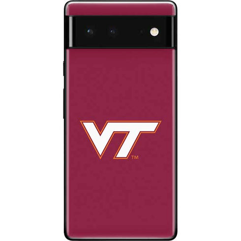 Virginia Tech Maroon Google Pixel 6 Skin